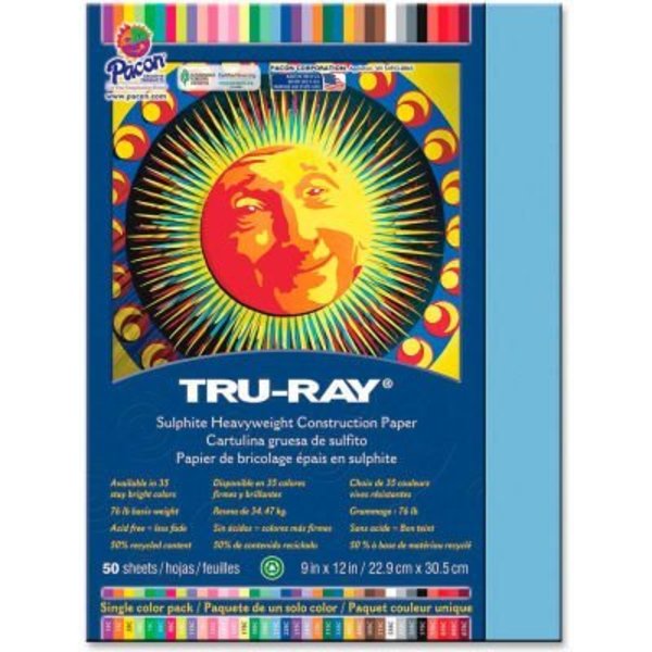 Pacon Corporation Pacon® Tru-Ray Construction Paper 9" x 12" Sky Blue 103016